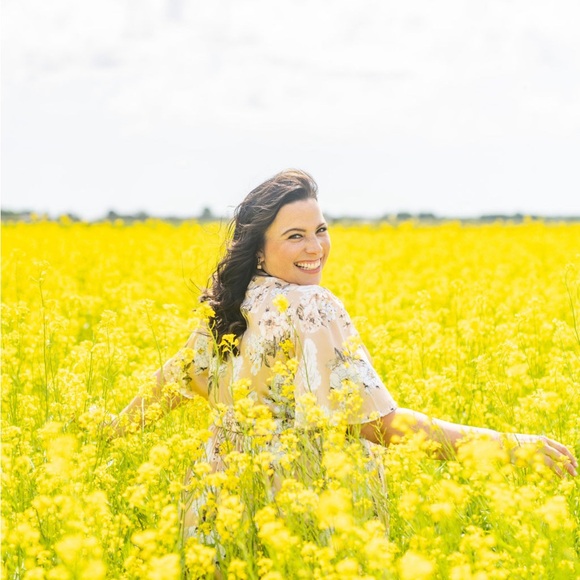 Baltic Born- Sicily Satin Maxi Dress- Worn 1x - Picture 2 of 4